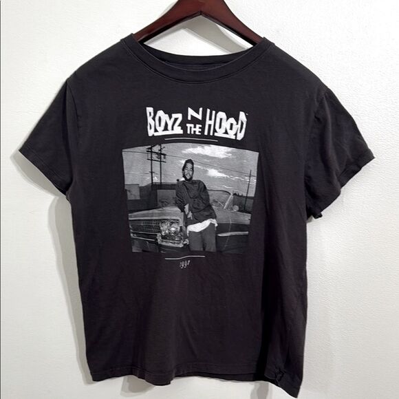 BOYZ N THE HOOD Shirt Womens Large Black Graphic Hip Hop Urban - Picture 1 of 8